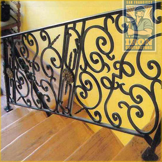Wrought Iron Railings - San Francisco Wrought Iron Railings - San Francisco