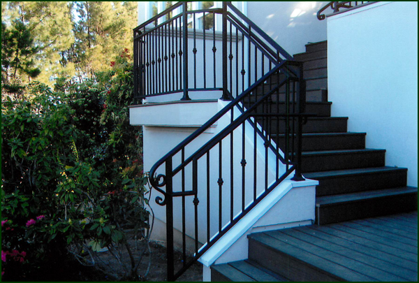 Wrought Iron Hand Railing - San Francisco